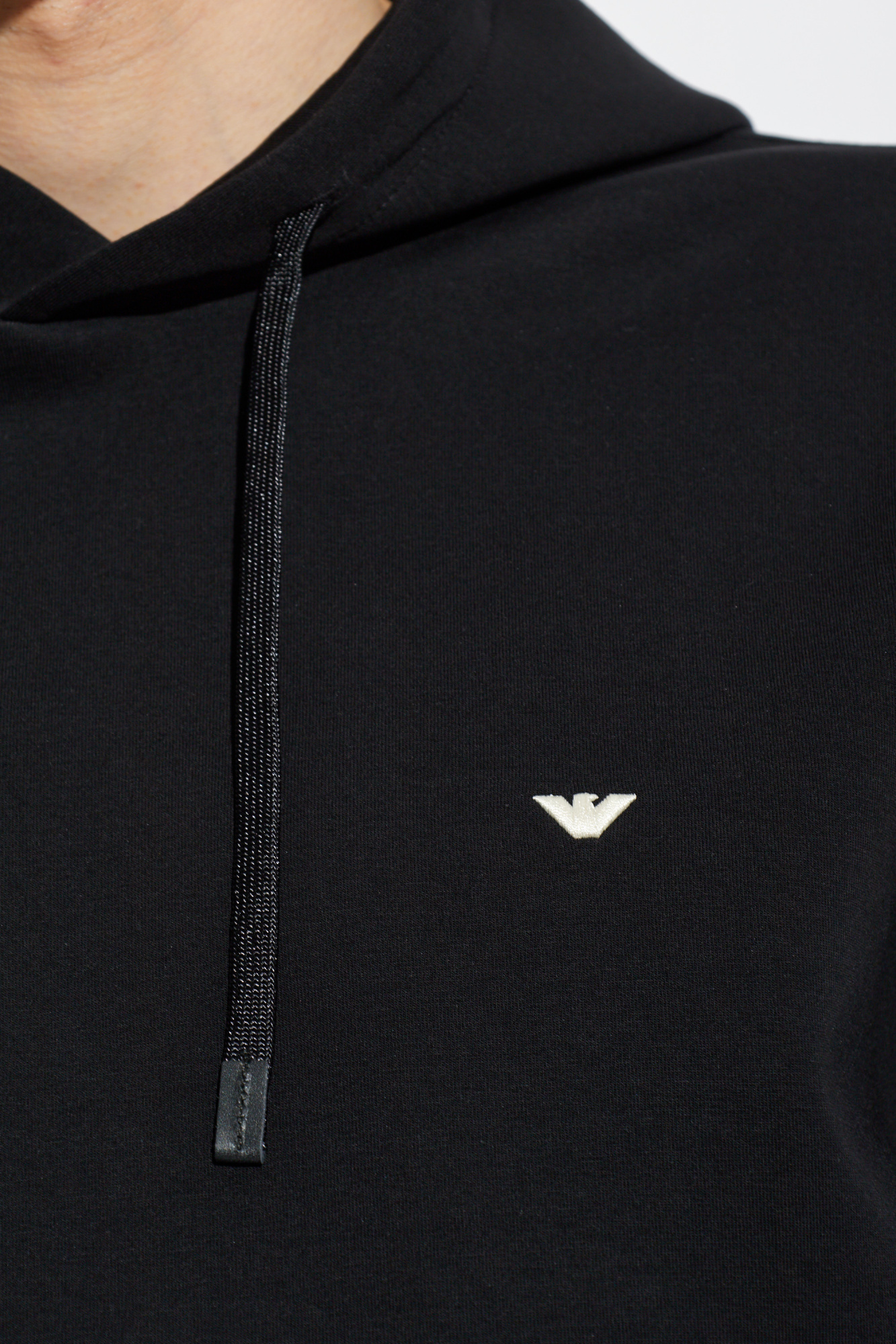 トップス 00s Emporio Armani Balaclava Hoodie Black Hoodie Emporio Armani - Vitkac Slovakia